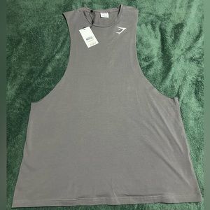 Men’s Gymshark Critical Drop Arm T-Shirt - Slate Grey - NWT